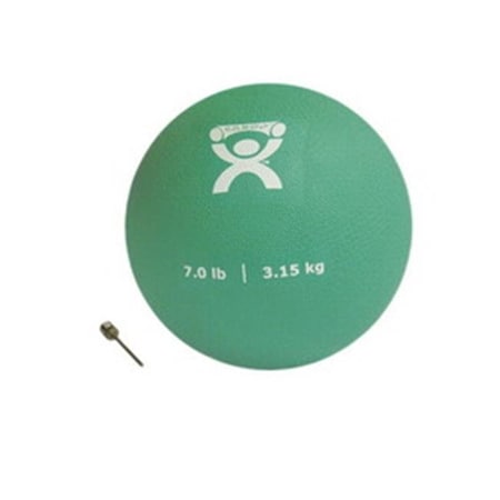Fabrication Enterprises Fabrication Enterprises 10-3173 Cando PT Soft Medicine Ball; 7 lbs Rebounder Ball; Green 465229